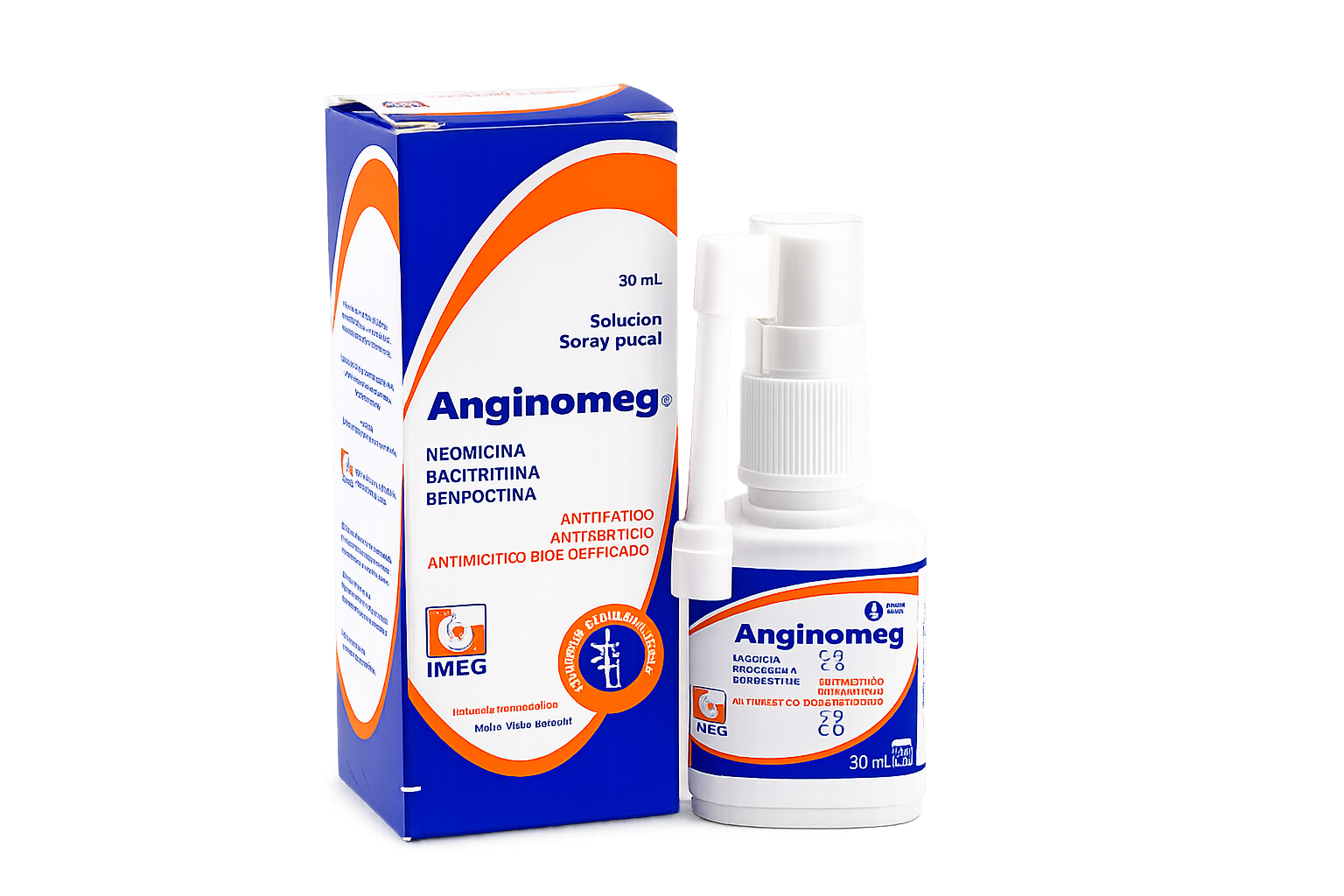 ANGINOMEG SPRAY BUCAL