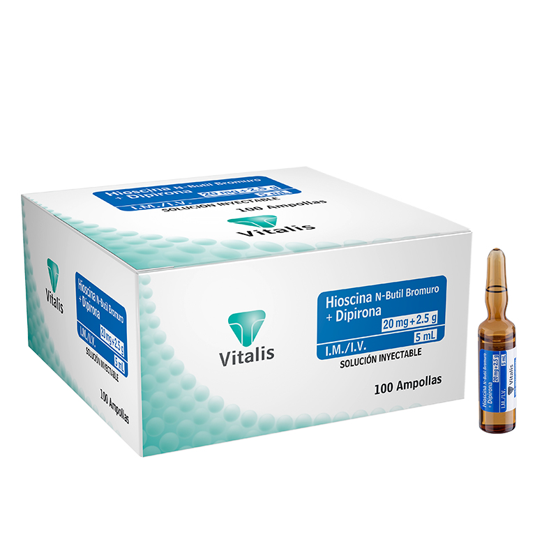 Hioscina N-Butil Bromuro+Dipirona - Imagen 2
